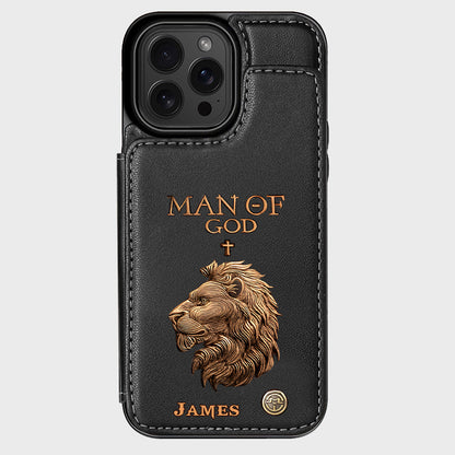 Man Of God - Personalized Christian Wallet Phone Case