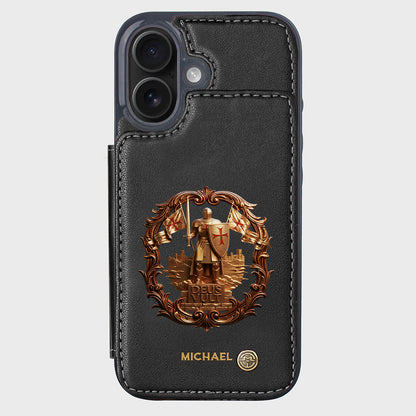 Deus vult - Personalized Christian Wallet Phone Case