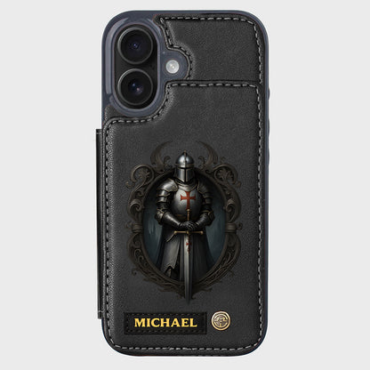 Knight Of God - Personalized Christian Wallet Phone Case
