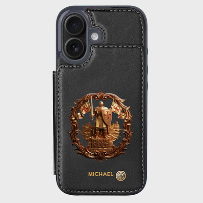 Deus vult - Personalized Christian Wallet Phone Case