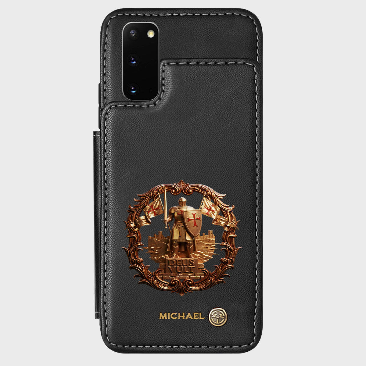 Deus vult - Personalized Christian Wallet Phone Case
