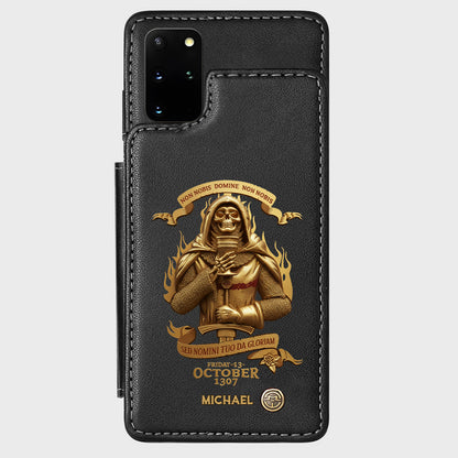 Non nobis Domine, non nobis, sed nomini tuo da gloriam - Personalized Christian Wallet Phone Case
