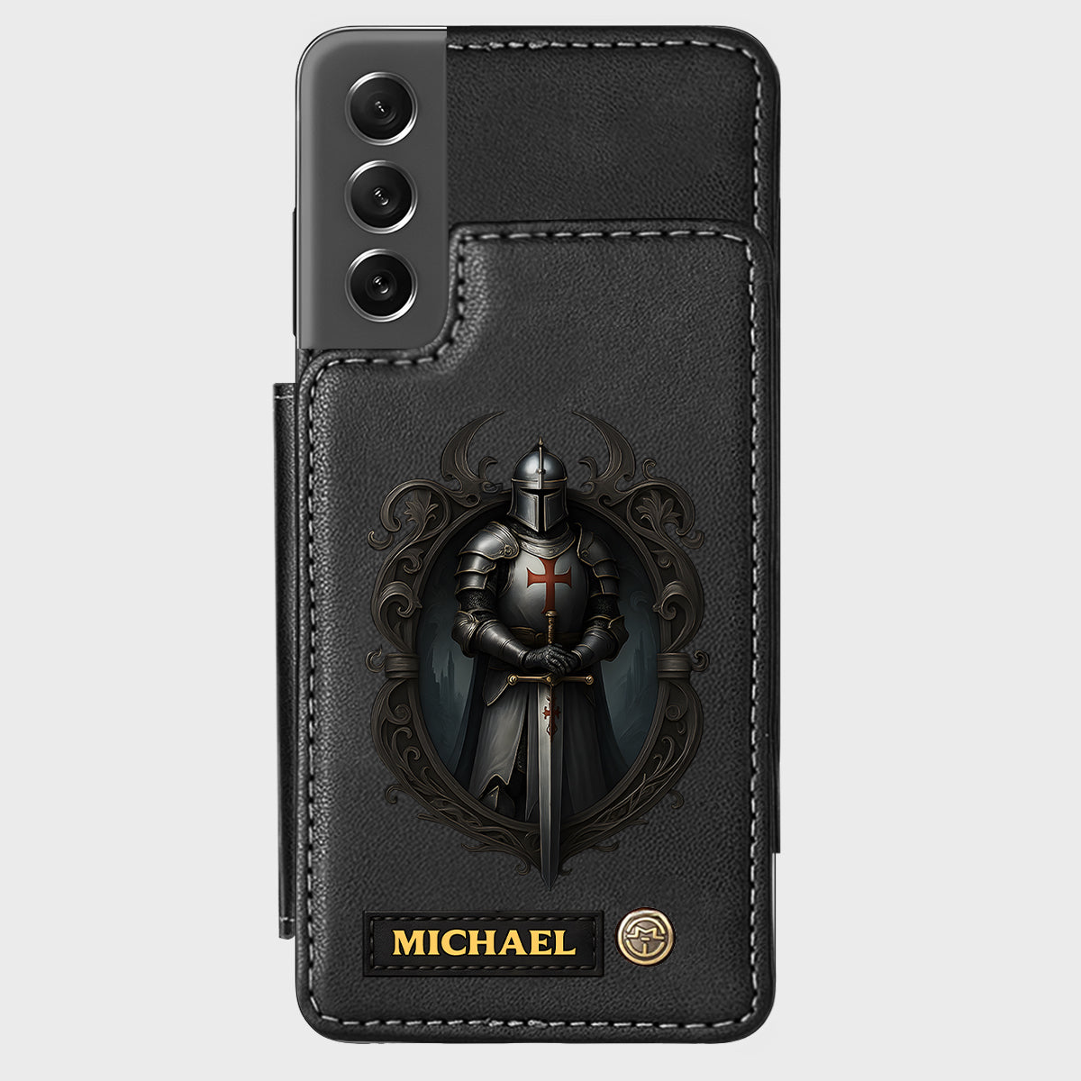 Knight Of God - Personalized Christian Wallet Phone Case