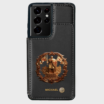 Deus vult - Personalized Christian Wallet Phone Case