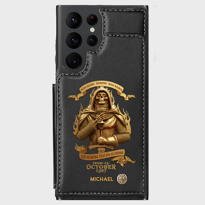 Non nobis Domine, non nobis, sed nomini tuo da gloriam - Personalized Christian Wallet Phone Case