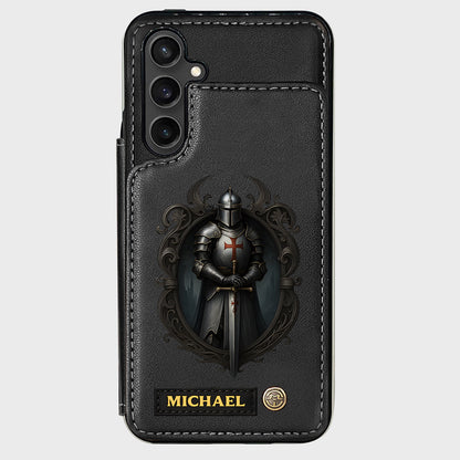 Knight Of God - Personalized Christian Wallet Phone Case