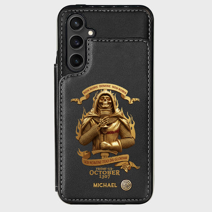 Non nobis Domine, non nobis, sed nomini tuo da gloriam - Personalized Christian Wallet Phone Case