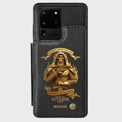 Non nobis Domine, non nobis, sed nomini tuo da gloriam - Personalized Christian Wallet Phone Case
