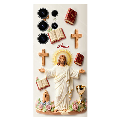 Faith Over Fear - Personalized Christian Full Print Phone Case