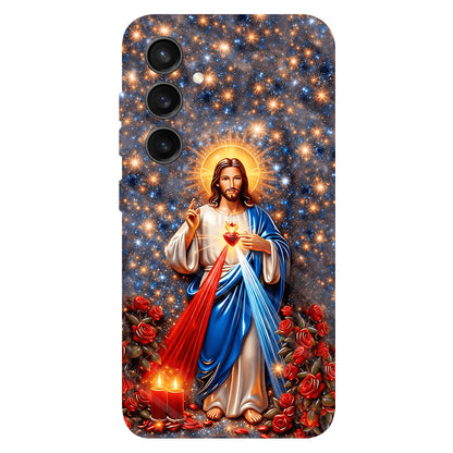 Sacred Heart of Jesus - Personalized Christian Full Print Phone Case