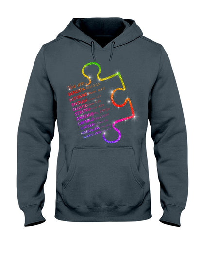 God Says You Are - Autism Awareness T-shirt and Hoodie 0520