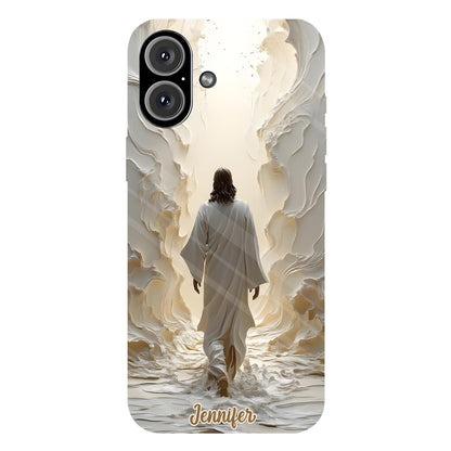 Walk With God - Personalized Christian Full Print Phone Case